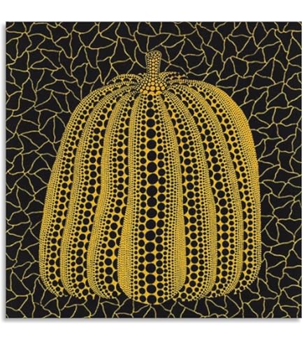 Amazon.co.jp: アートパネル 草間彌生 カボチャ HD ポスター抽象